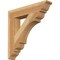Ekena Millwork Olympic Traditional Rough Sawn Bracket, Western Red Cedar, 4"W x 22"D x 22"H BKT04X22X22OLY01RWR - alternate 1
